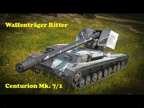 Centurion Mk 7 1 Waffenträger Ritter WoT Blitz UZ Gaming YouTube