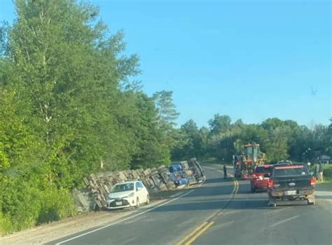 Driver Extricated From Tanker Truck After Rollover In Severn Barrie News