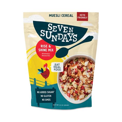 Seven Sundays Rise And Shine Keto Nut Granola Strawberry Banana Nut Thrive Market