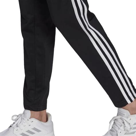 Agasalho Adidas Essentials 3 Listras Feminino Preto e Branco Clínica