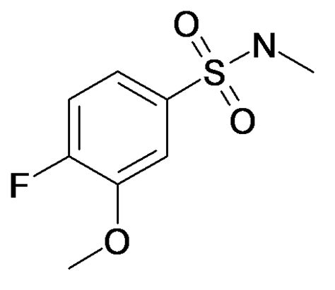 MFCD29946180 4 Fluoro 3 Methoxy N Methyl Benzenesulfonamide Acints