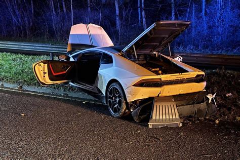 Two Arrested After Lamborghini Driver ‘fails To Stop For Police And Crashes The Standard