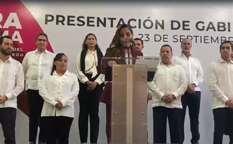 Mara Lezama Presenta A Los Integrantes De Su Gabinete