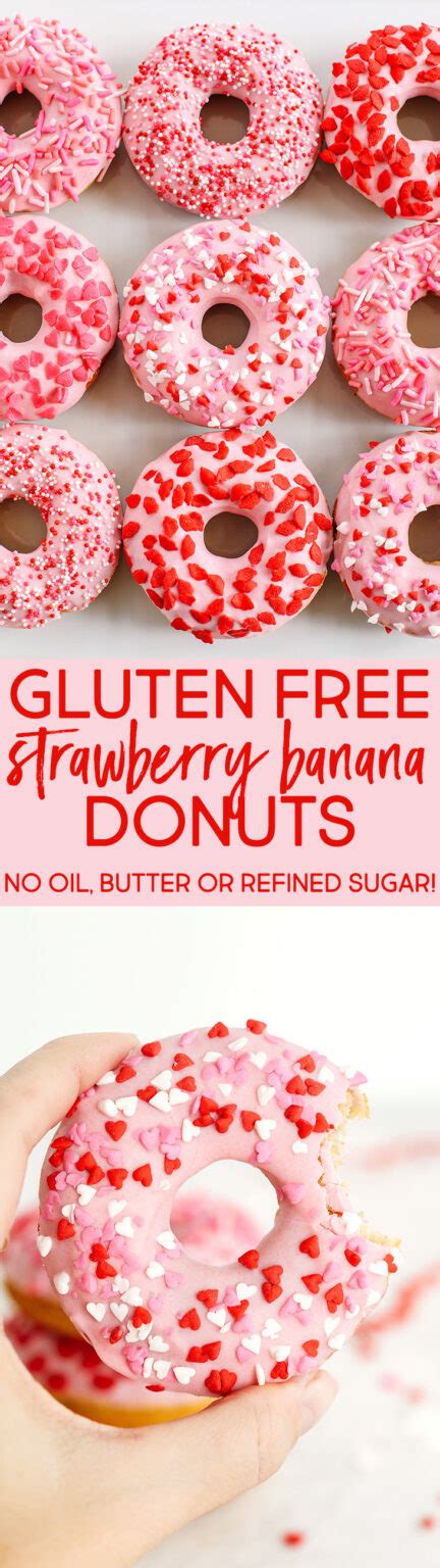 Gluten Free Strawberry Banana Donuts Eat Yourself Skinny