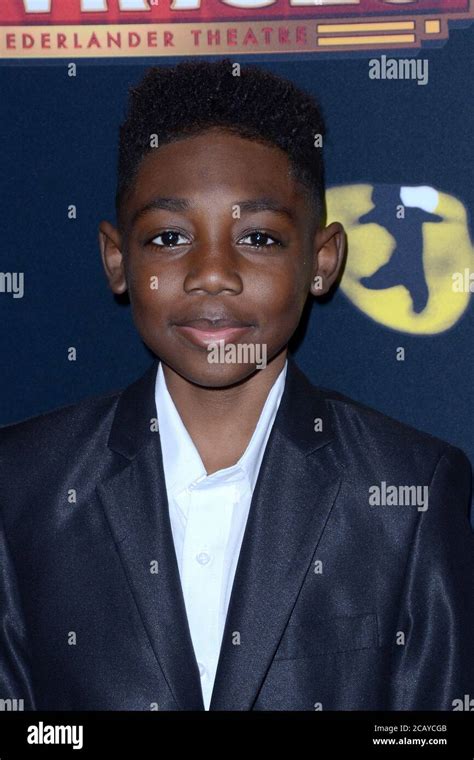 Los Angeles Feb 27 Christian Isaiah At The Cats Play Opening At