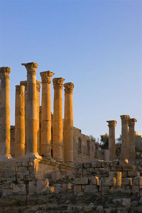 Temple Of Artemis, Ancient Jerash Photograph by Keren Su