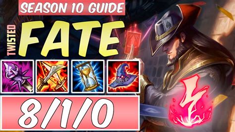 HOW TO PLAY TWISTED FATE SEASON 10 | BEST Build & Runes | Season 10 TF ...