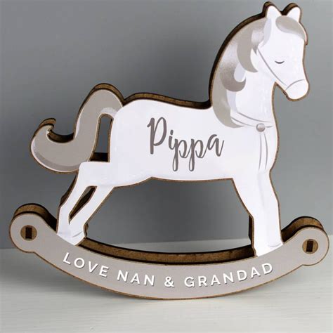 Personalised Make Your Own Rocking Horse Decoration By