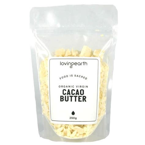 Loving Earth Cacao Butter 250g My Health Food Shop