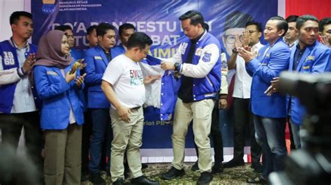 Foto Kantongi Restu PB PMII Maju Jadi Cawapres Cak Imin Saya Terharu