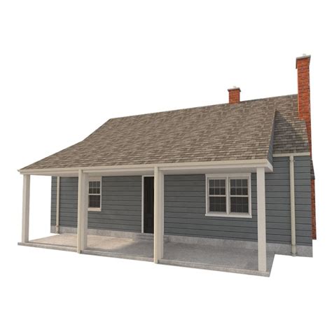 2 Story Farmhouse Plans - DIY 3 Bedroom Farm Home 832 sq/ft Build Your ...