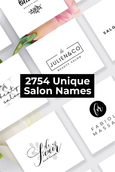 2754 Truly Unique Salon Names 2023