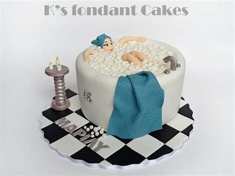 Bath Cake Decorated Cake By K S Fondant Cakes Cakesdecor