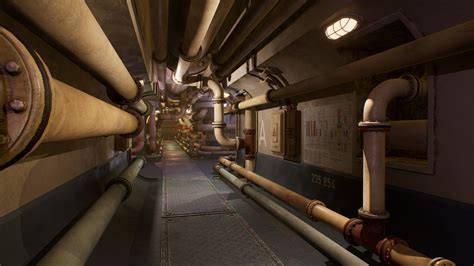 Submarine Interior 3 by props-environments on DeviantArt