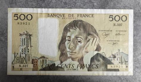 Billet De Francs Pascal Du N Eur Picclick Fr