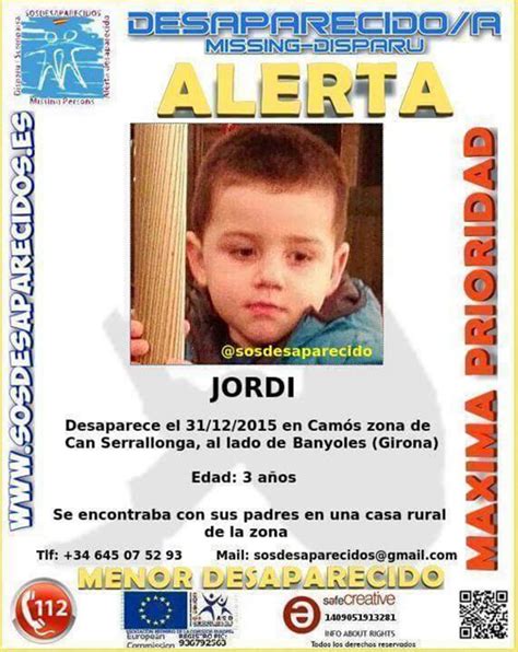 Buscan A Un Niño De Tres Años Desaparecido En Camós Girona