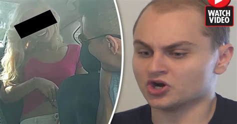 Blonde Flashes Taxi Driver As Boyfriend RAGES Watching On Hidden Camera