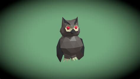 Owl One Low Poly 3d Model By Thunderowl 2f38b1b Sketchfab