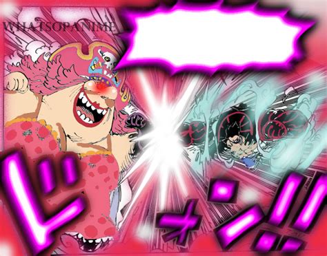 Big Mom VS Luffy(Gear 4th) One Piece Chapter 871 by whatsopanime on DeviantArt