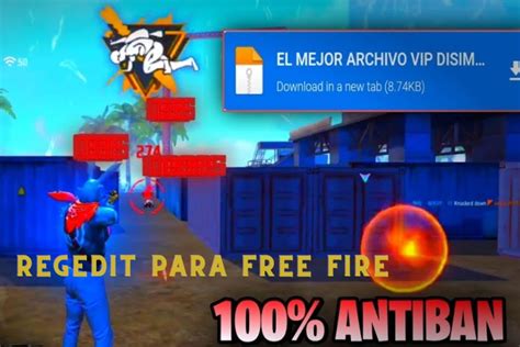 Nueva REGEDIT 100 Para Free Fire Actualizado 2023