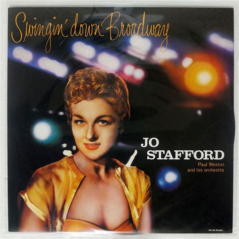 【目立った傷や汚れなし】jo Stafford Swingin Down Broadway Cbs Sony 20ap1805 Lpの落札