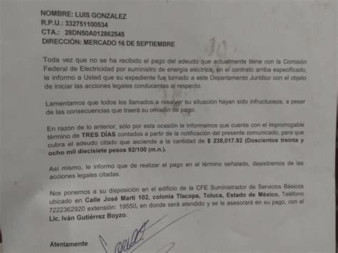 1 951 Quejas En Contra De CFE PROFECO