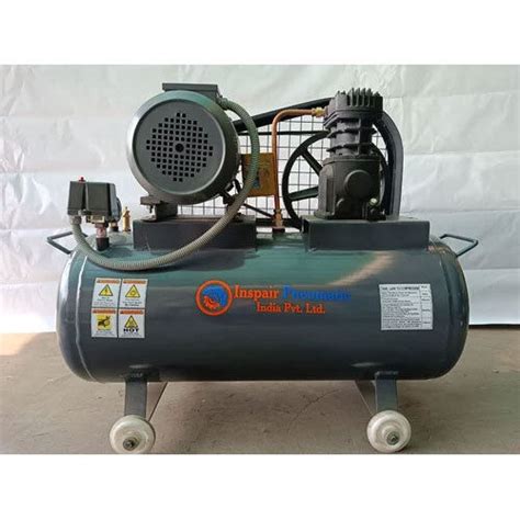 Black 2hp Double Piston Air Compressor At Best Price In Ahmedabad