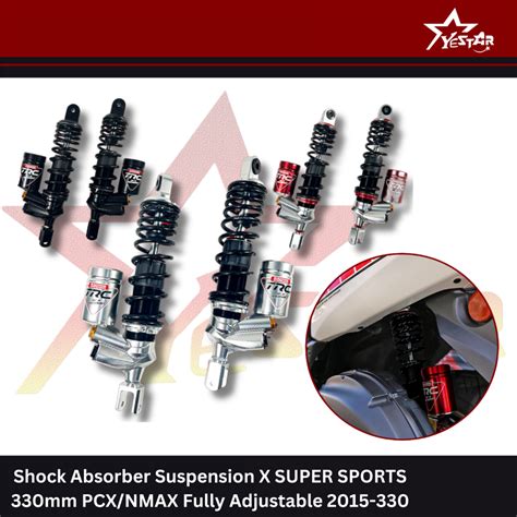 Yestar PH TRC Rear Shock Absorber Suspension X SUPER SPORTS 330mm PCX