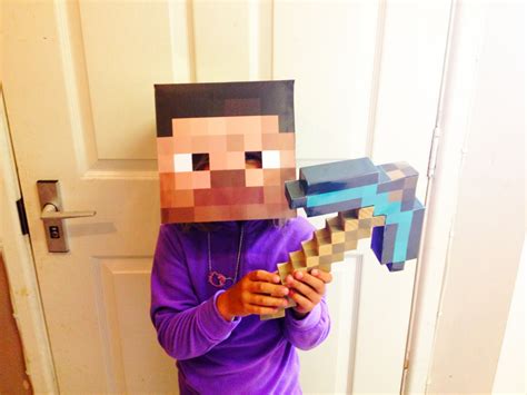 Steve Minecraft Head Printable