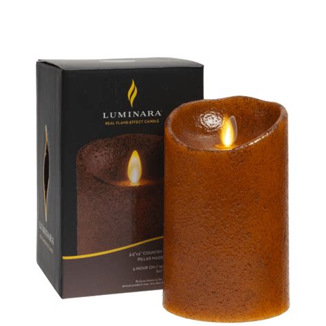 MorningSave 2 Pack Luminara Real Flame Effect LED Pillar Candle