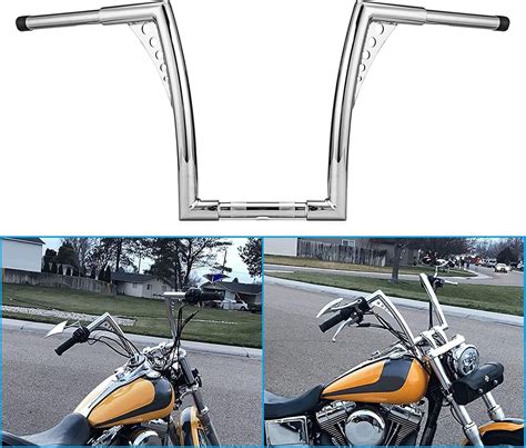 Wsays Rise Ape Hangers Handlebar Diameter Handle Bar Chrome