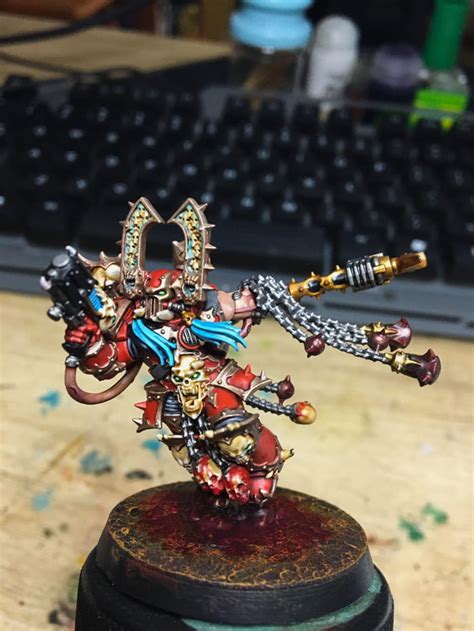 Khârn the Betrayer completed i have some struggle with painting world