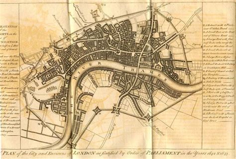 Early Modern London Probably London Map London History London