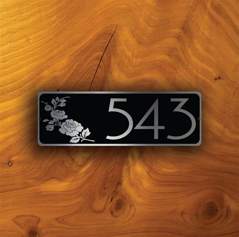 Personalized House Number Sign - Classic Metal Signs