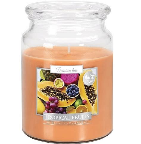 Bispol Premium Line Aura Tropical Fruits Bougie parfumée haut de