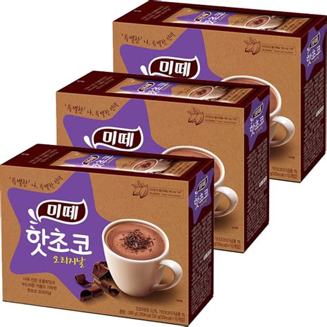 Korean Dongsuh Food Mitte Hot Chocolate Original 430g Shopee Malaysia