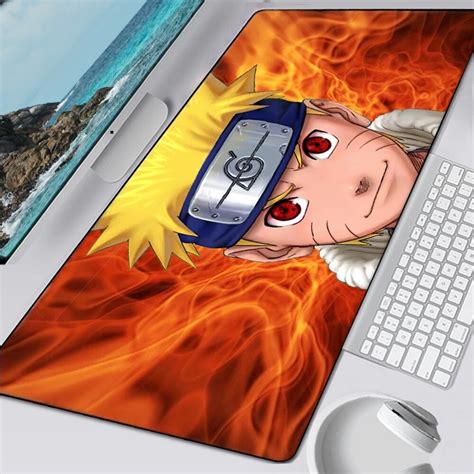 Naruto Stationeries Naruto Fire Mouse Pad Anime Stationery