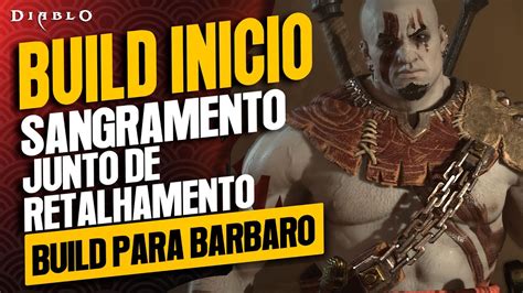 BUILD DE INICIO PARA LEVEL 20 BARBARO SANGRAMENTO ESPINHOS DIABLO 4