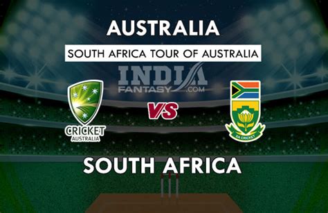 Aus Vs Sa Dream11 पहला वनडे Match Prediction Team Preview India Fantasy