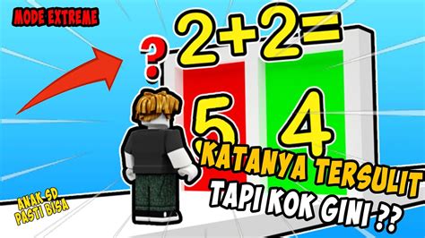 Main Game Sambil Belajar Matematika Roblox Math Wall Simulator Youtube