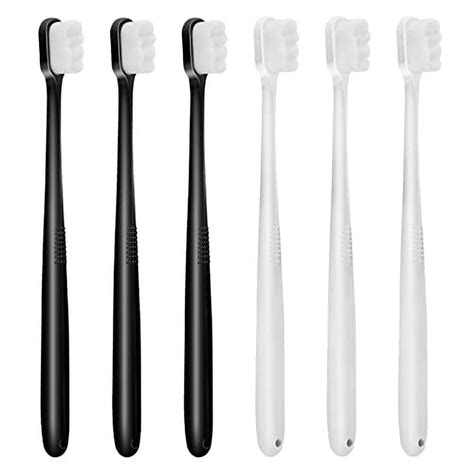 DI QIU REN 6PCS Extra Soft Toothbrush For Sensitive Gums Manual