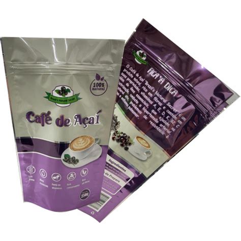 Kit Café De Açaí Natural Sem Carvão Ativado 4x250g Submarino