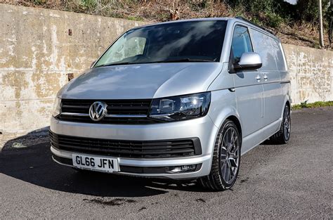 Silver VW Transporter T6 Custom Van For Sale Swansea South Wales Go