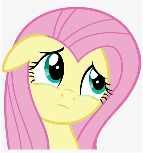 Slb94, Crying, Fluttershy, Frown, Sad, Safe, Simple - Mlp Flutterdash Kiss - 999x1024 PNG ...