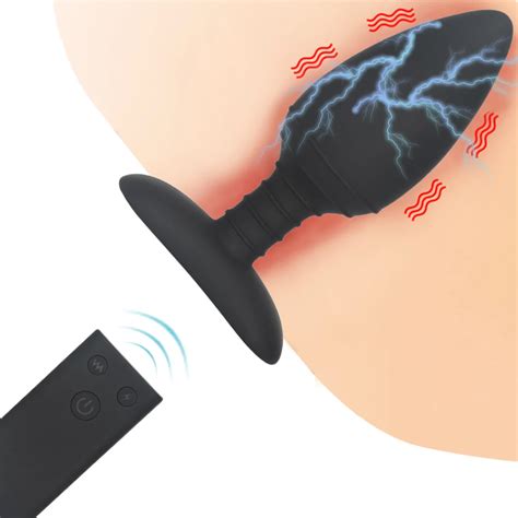 Tapón Anal de descarga eléctrica para hombres masajeador de próstata