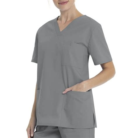 Scrubstar Womens Core Essentials Stretch V Neck Scrub Top