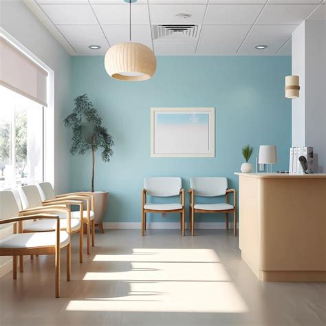 Premium Photo | Modern Medical Office Waiting Room Interior Design