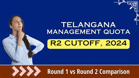 Telangana Mbbs Management Quota Round Cutoff Youtube