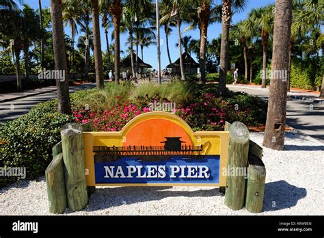 The famous Naples Florida Pier Stock Photo - Alamy