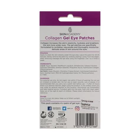 Skin Academy Collagen Gel Eye Patches